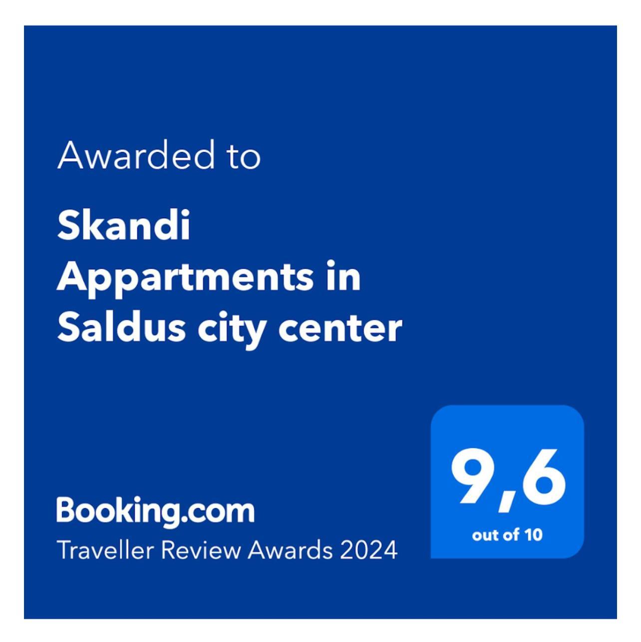 Skandi Appartments In Saldus City Center Kültér fotó